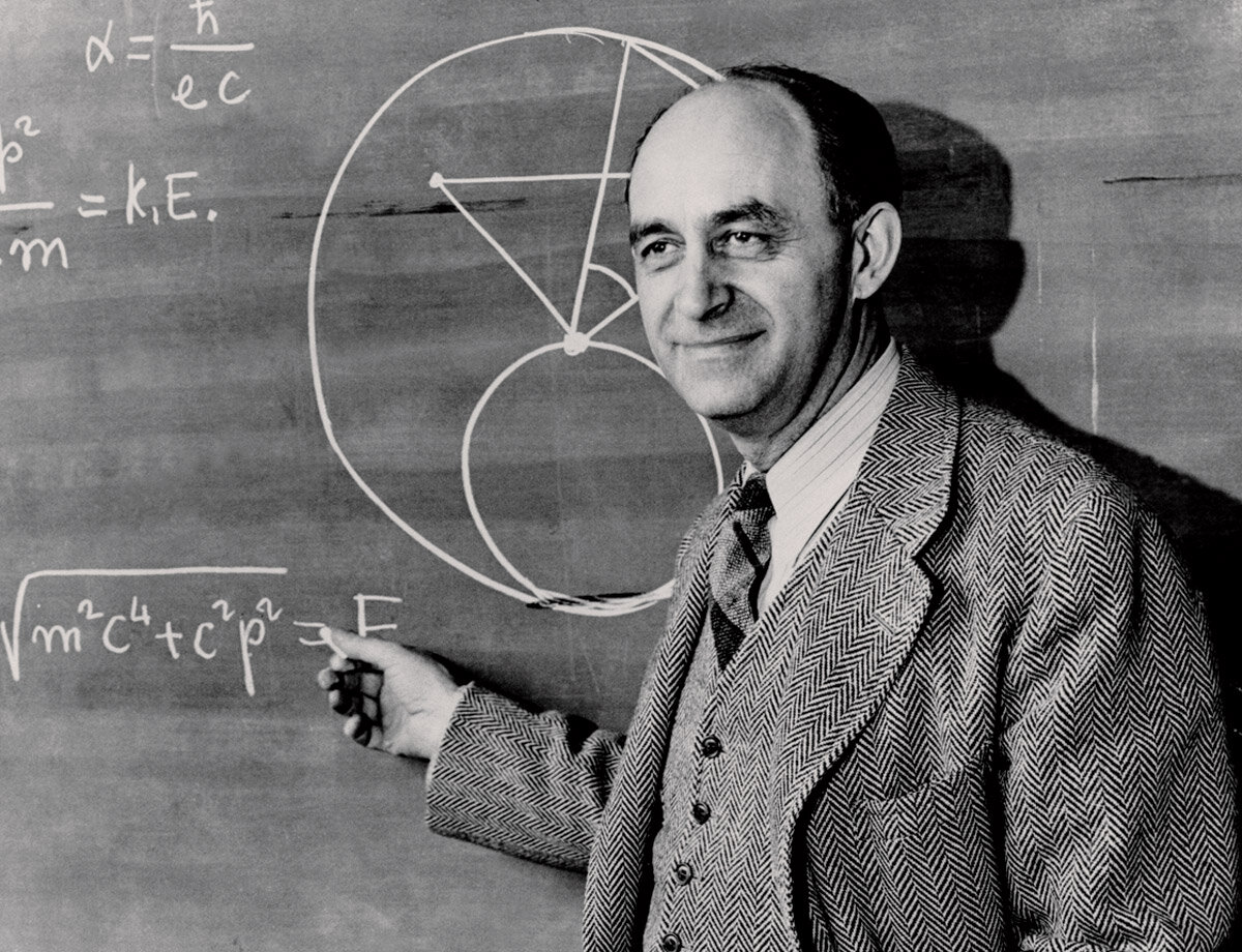 Энрико Ферми (29 сентября 1901 - 28 ноября 1954). Фото с сайта https://www.peoples.ru/science/physics/fermi/fermi_102.shtml