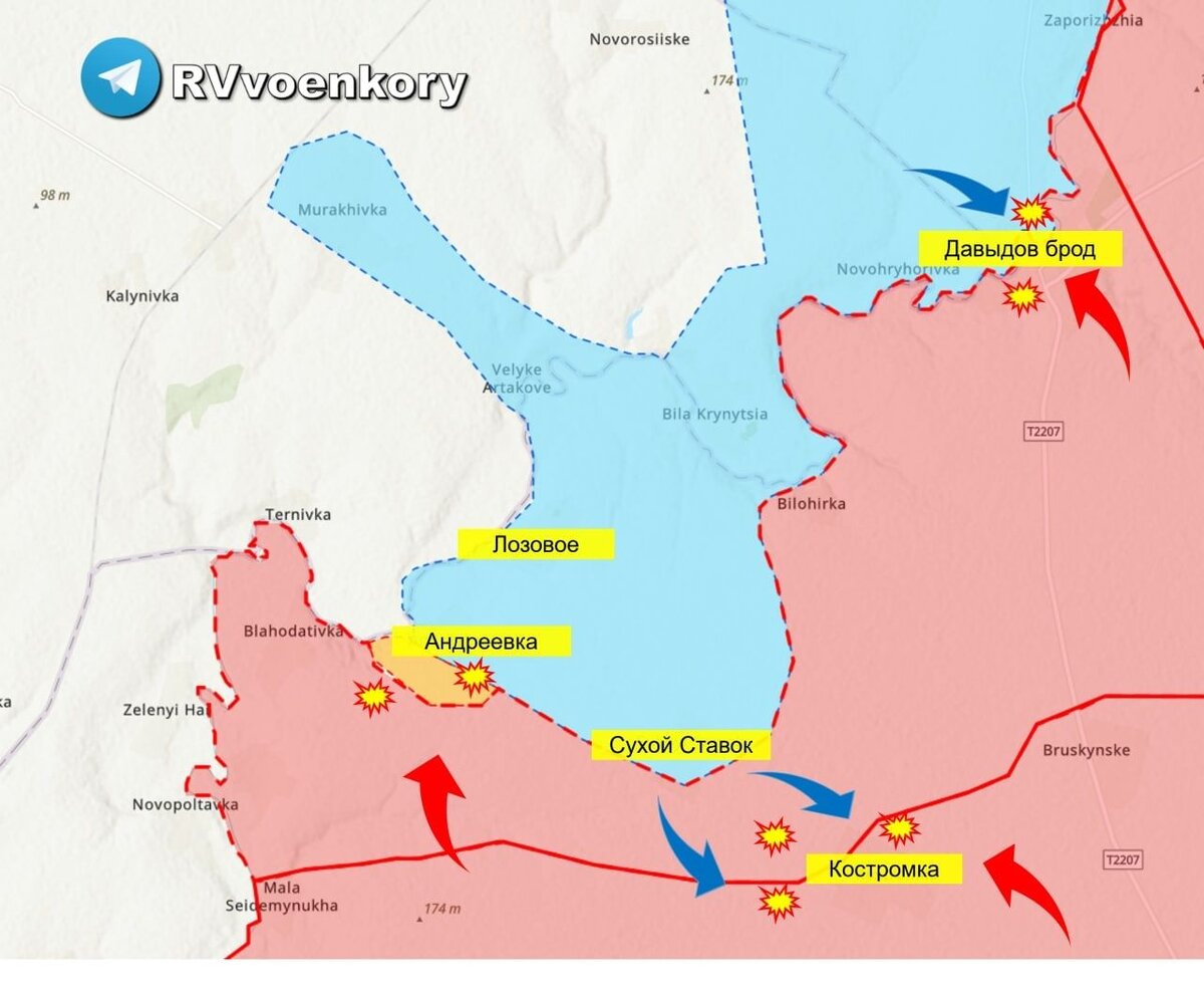 Карта боевых действий на украине херсон