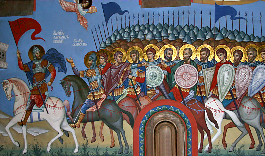 Марш Воинства Христова. Картина Павла Вороновского.