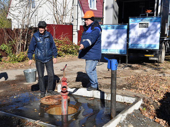     В районе Красной речки Хабаровска установили 13 колонок с питьевой водой. ФОТО: мэрия Хабаровска