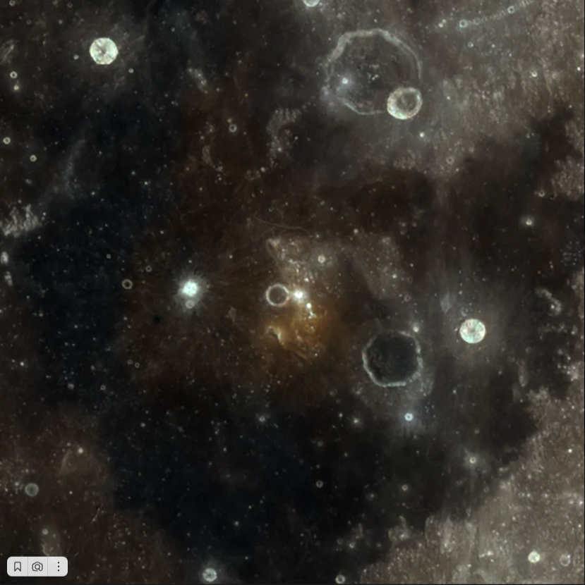 Эта картинка по мнению автора канал Лунная программа укладывает оппонента на обе лопатки потому, что на ней можно различить цвета.