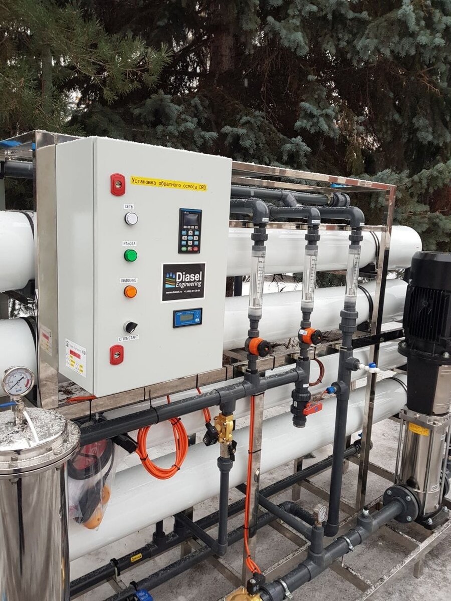 Примеры систем обратного осмоса промышленного назначения