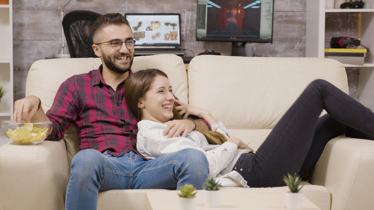 Go on the couch. Go on the couch