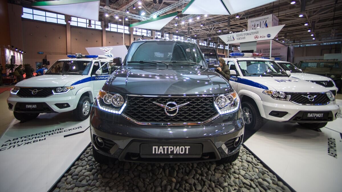    Павильон автомобильной компании УАЗ © РИА Новости / Евгений Биятов