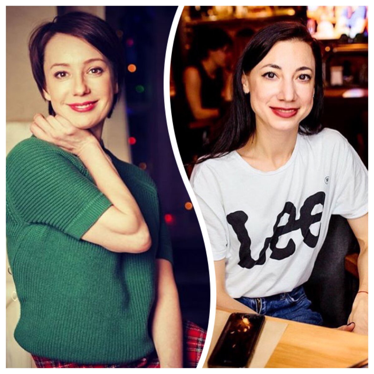 Фотоколлаж для сравнения