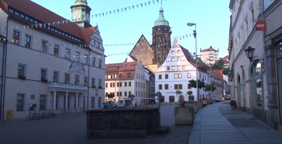 Фотогалерея города Пирна, Германия.