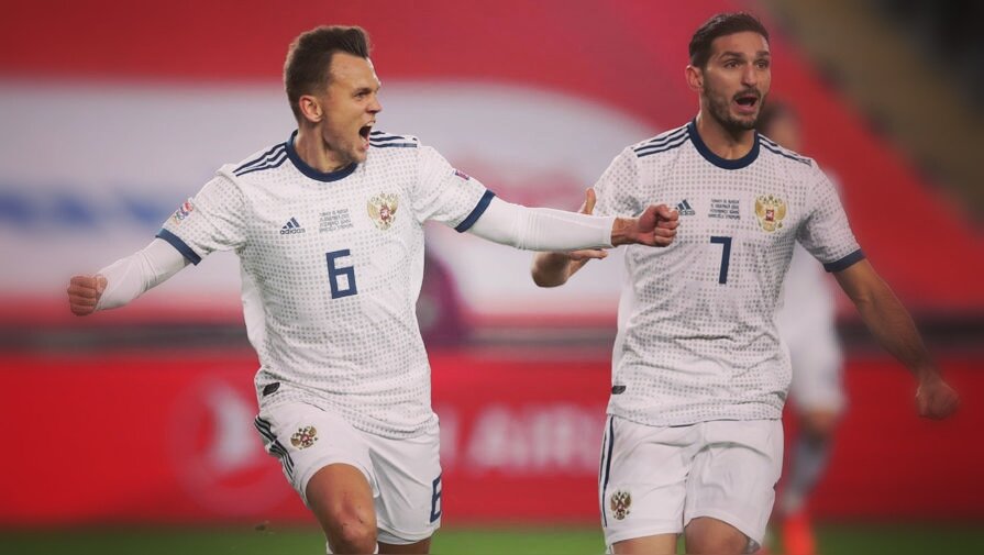 Черышев открывает счет в матче с Турцией