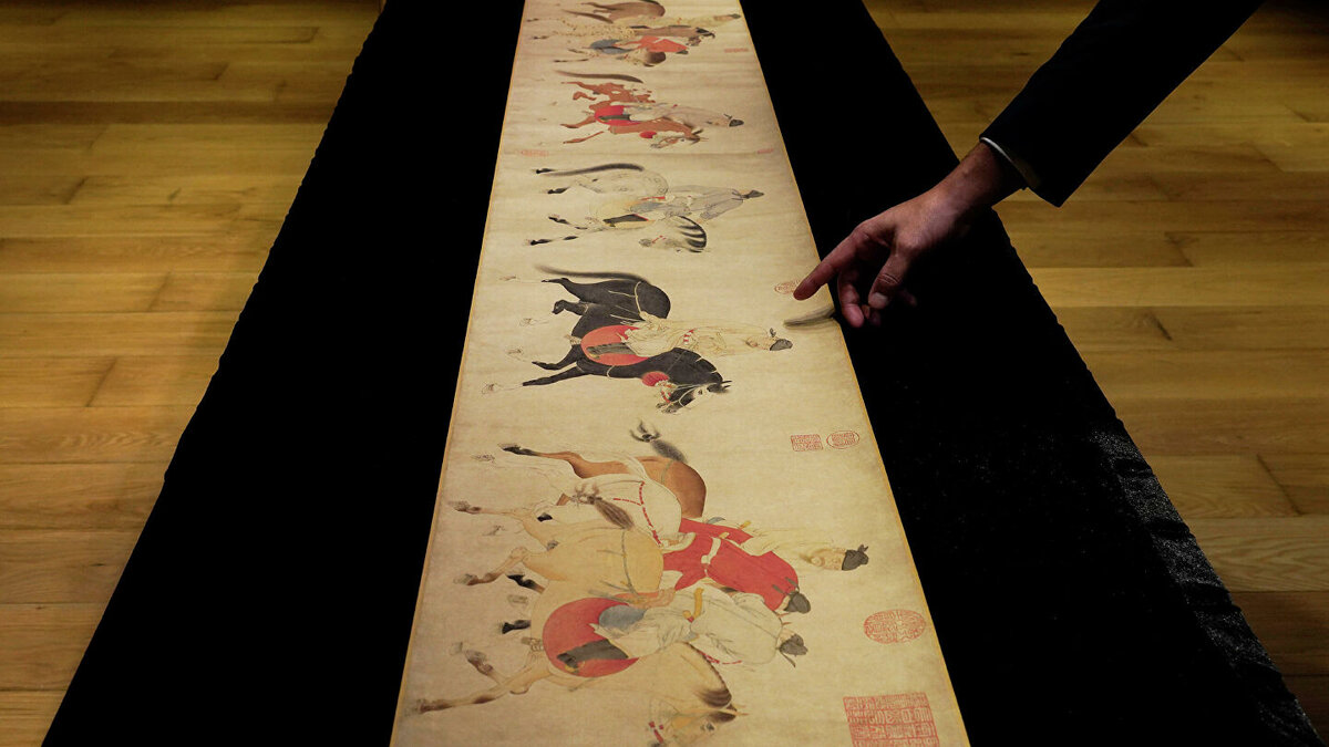 Рен Ренфа, «Пять пьяных принцев возвращаются домой на лошадях».