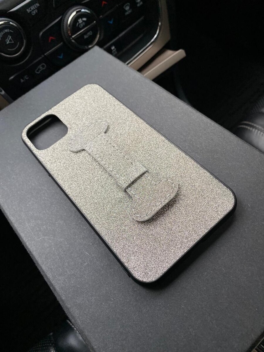 Эксклюзивный кожаный белый чехол с кольцом Mobcase 1272 для iPhone 12 Pro Max