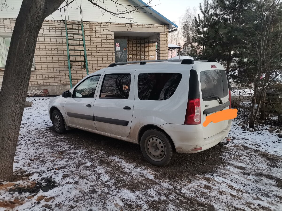 На фото мой Лада Ларгус с двигателем Рено К7М.