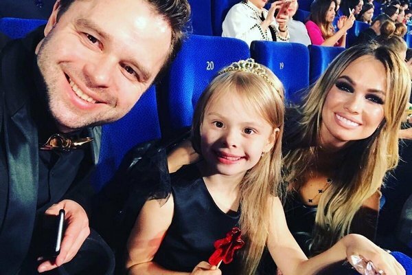 Виталий Гогунский, Ирина Маирко и их дочь Милана