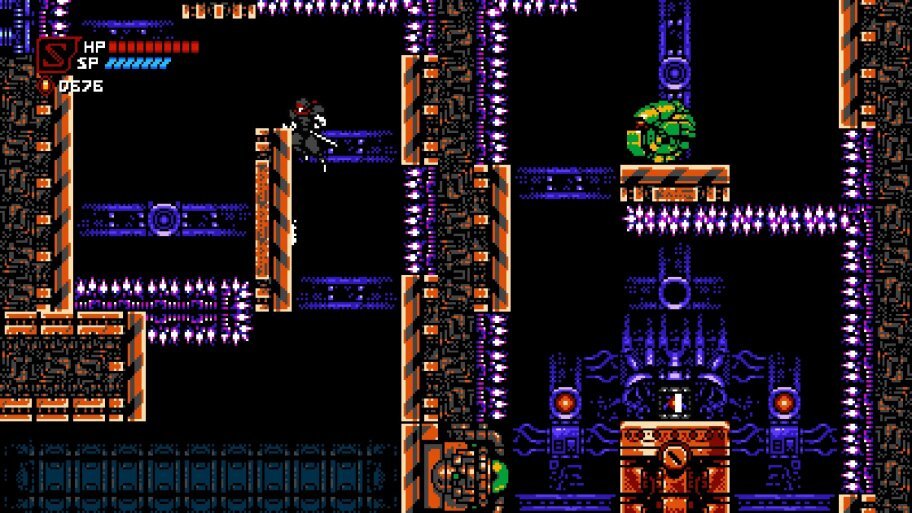 Подобный платформинг становится трудным, лишь когда рядом начинают летать противники.