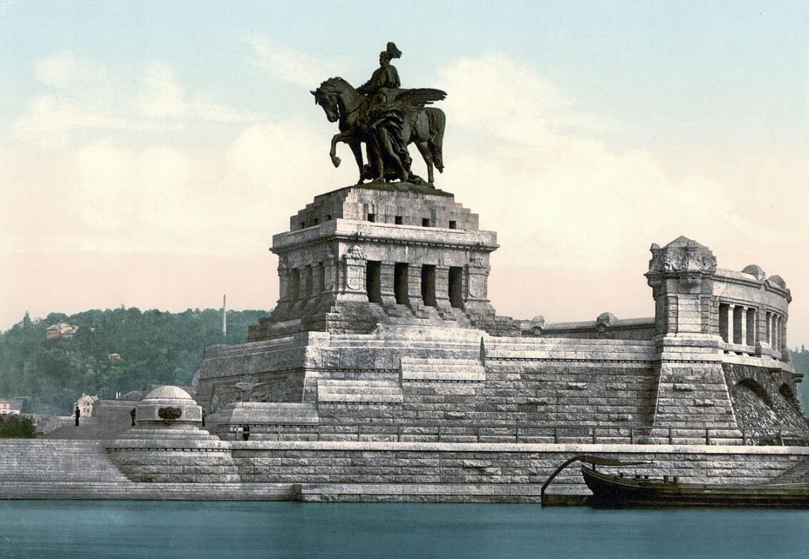 Памятник кайзеру Вильгельму I. Ок. 1900