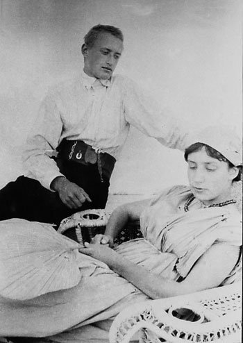 На фото: Борис Трухачев и Анастасия Цветаева