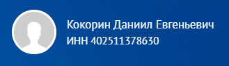 Аккаунт представителя на официальном ресурсе "npd.nalog.ru".