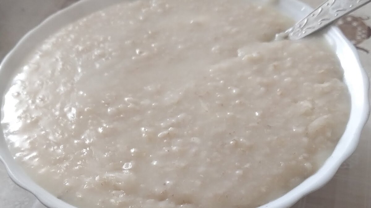 Блендированная овсяная каша