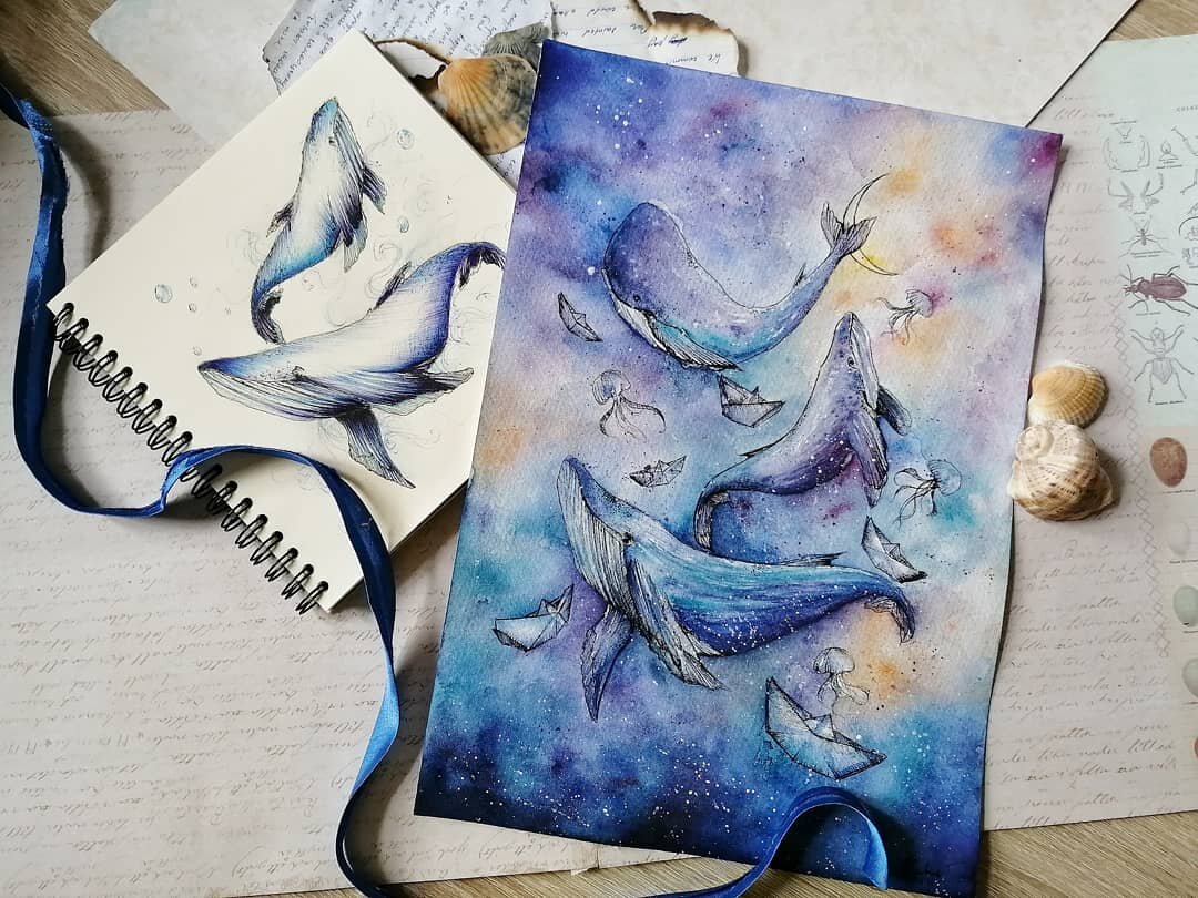 Моя иллюстрация💜