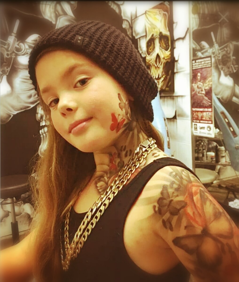 Дети и тату.