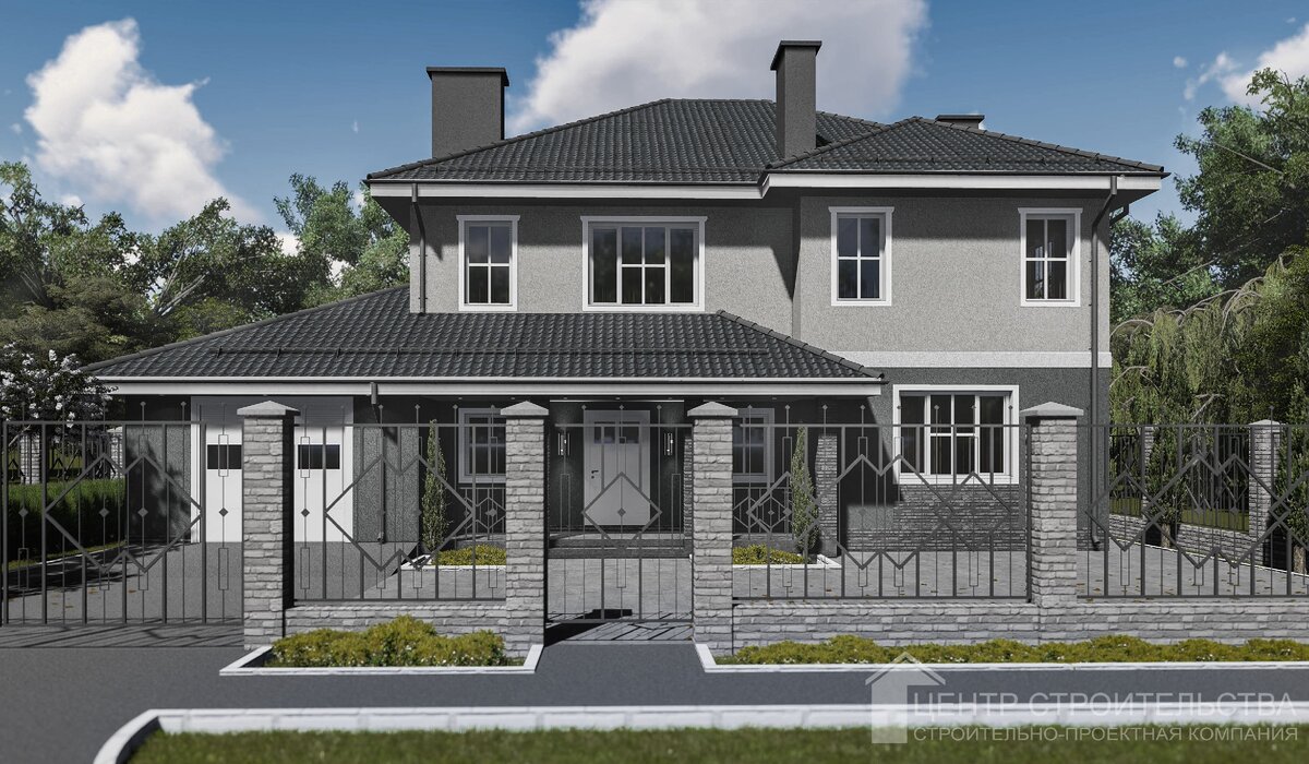 Проект загородного дома рядом с Калининградом