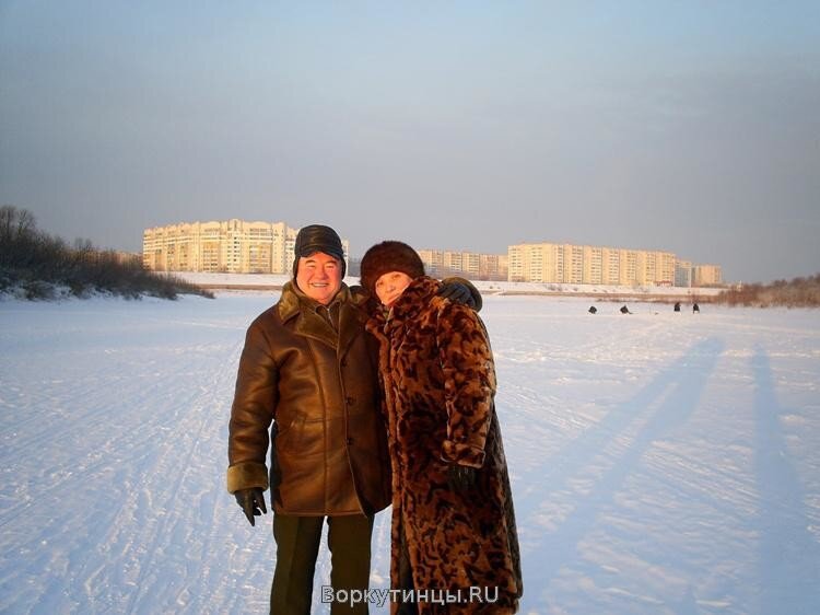 Владимир Герун - поэт Воркуты с женой