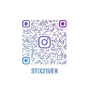 QR code от творческой страницы автора в Instagram