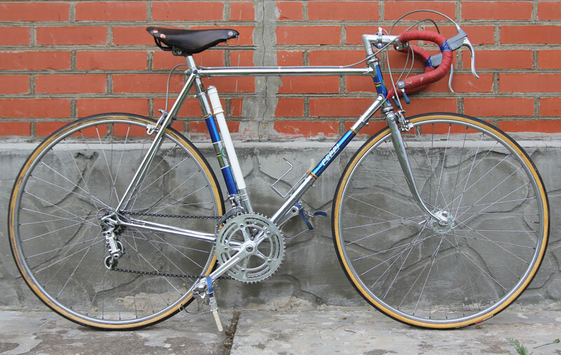 Гоночный велосипед Coppi Campionissimo, построенный компанией  Cicli Fiorelli в 1968 году - из коллекции Веломузея Андрея Мятиева.