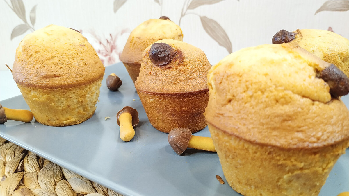 Кексы к чаю из доступных продуктов