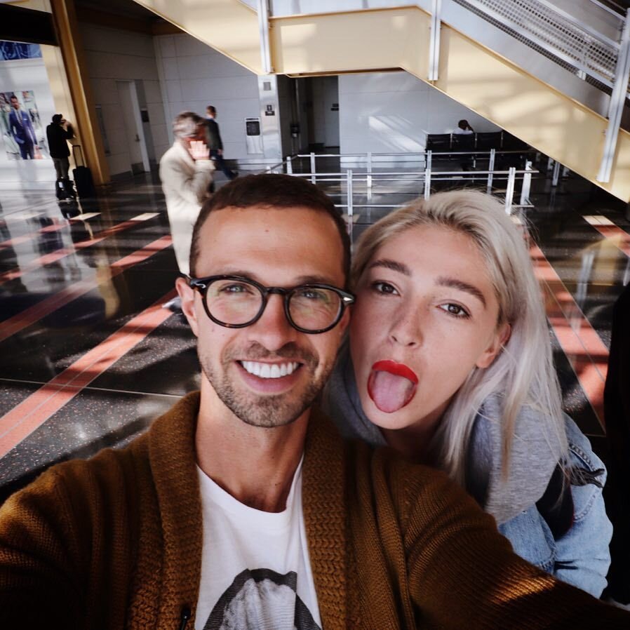 Антон Птушкин с Настей Ивлеевой. Источник фото: @ptuxerman 