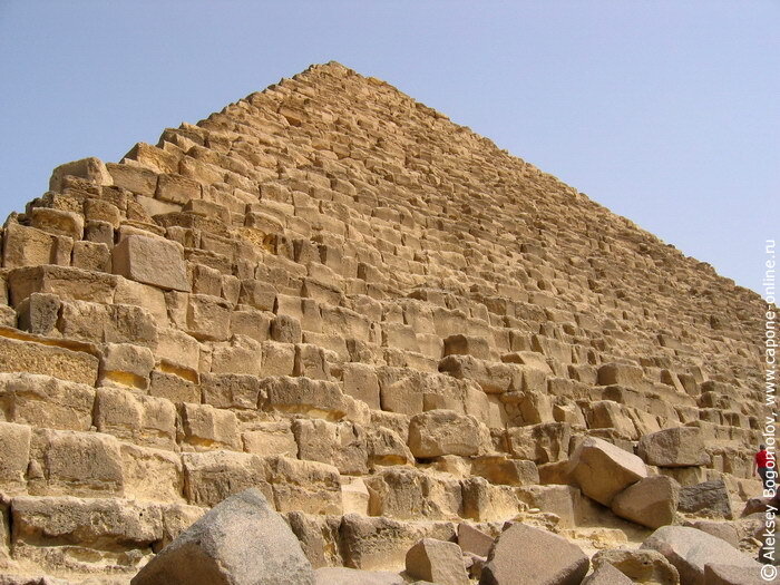 Из открытых источников. Блоки перамиды Хеопса.