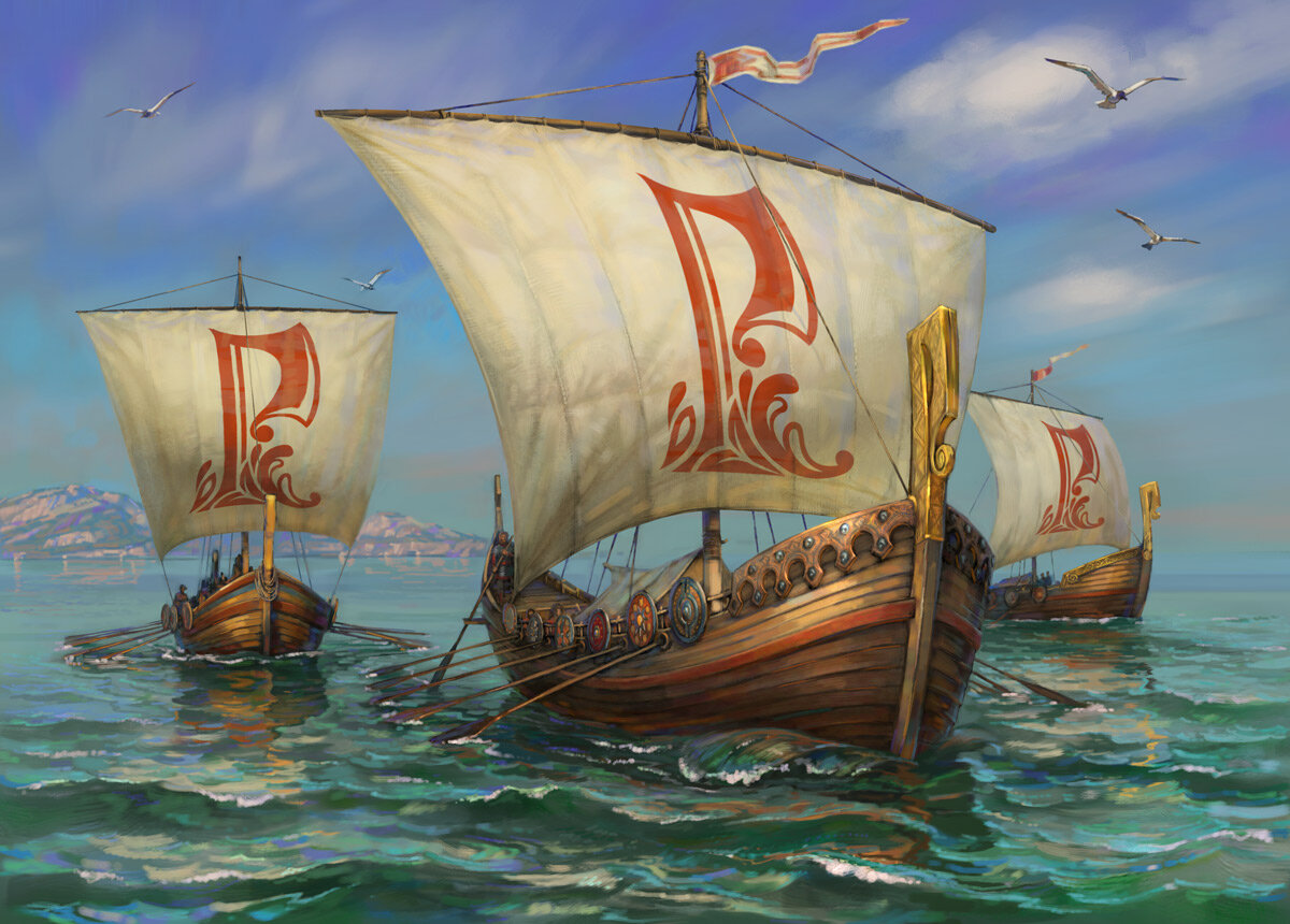 Русичи отлично знали как Черное море, как и Азовское 