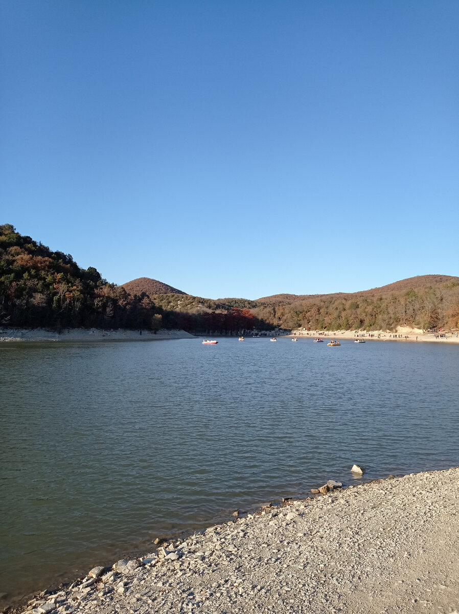 Народ катается на катамаранах