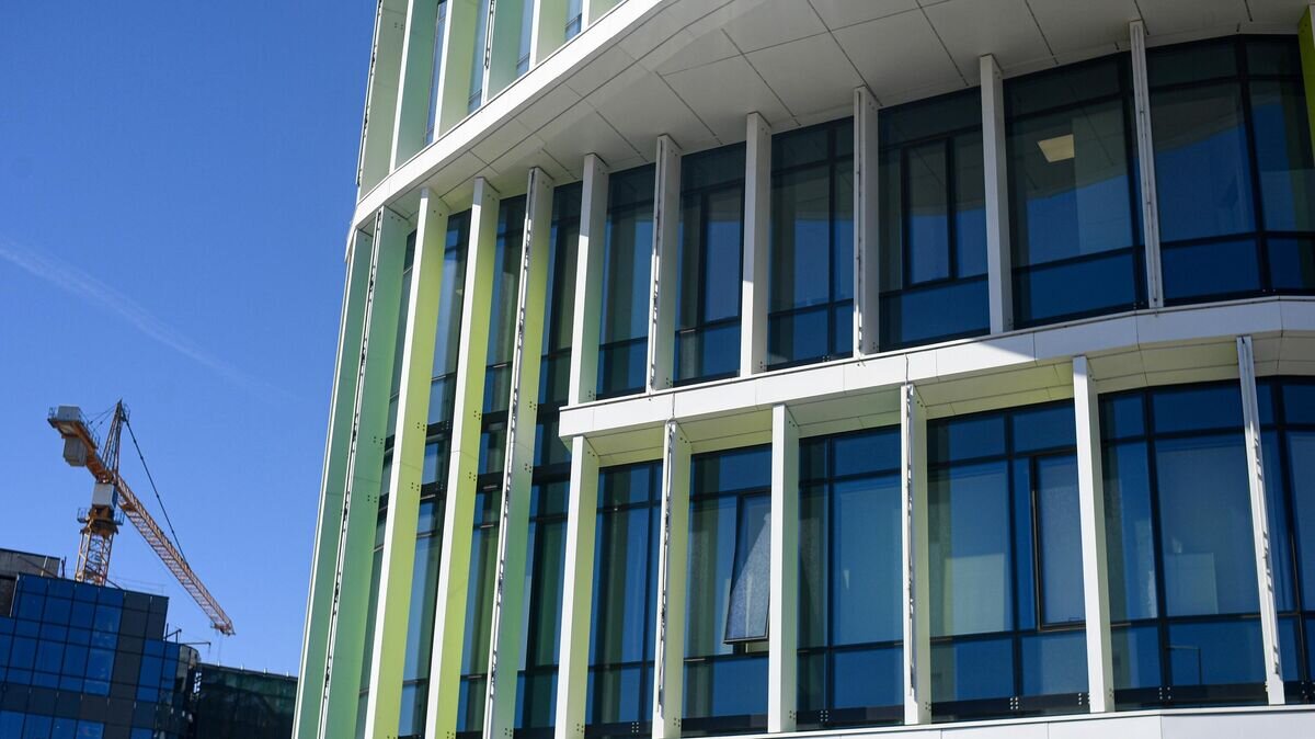    Строительство медицинского кластера в Сколково © РИА Новости / Валерий Мельников