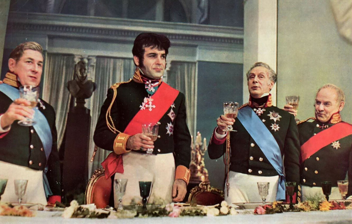 Кадры из фильма "Война и мир", режиссер Сергей Бондарчук, 1969 г