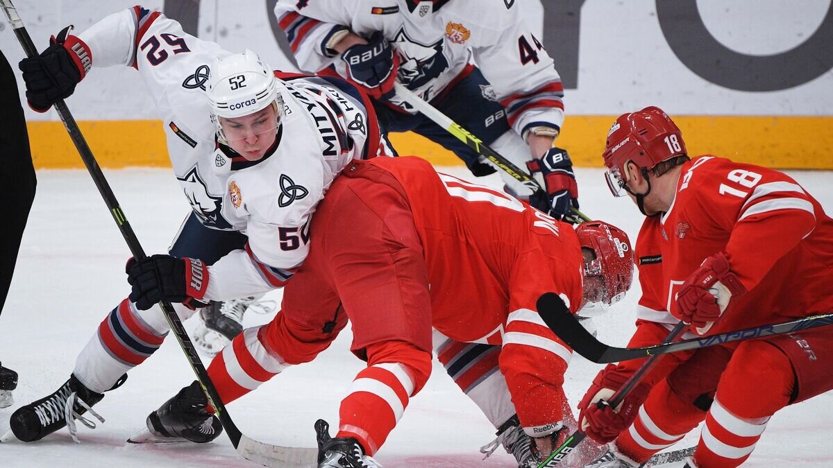    Хоккей. КХЛ. Матч "Спартак" - "Нефтехимик"© РИА Новости / Алексей Майшев