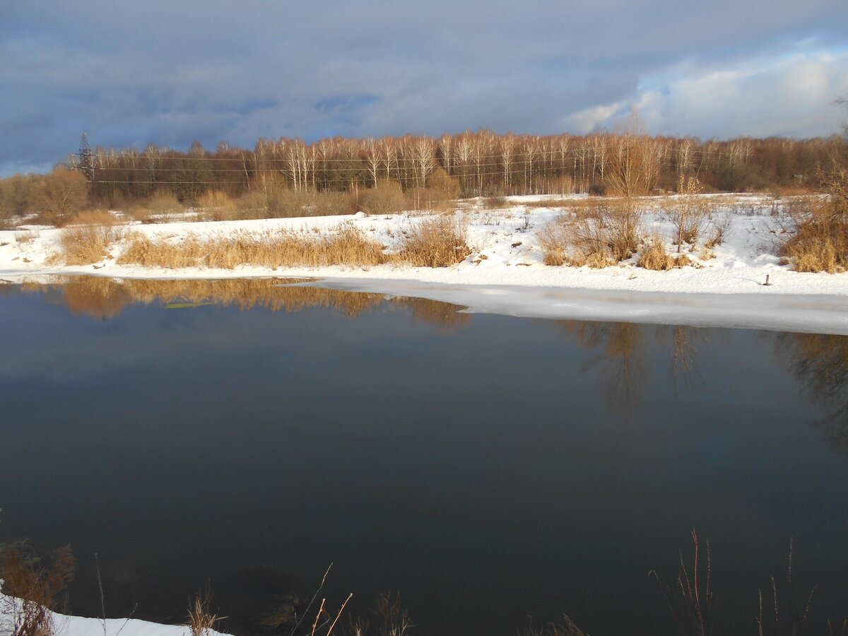 Зимняя р. Тёша. Фото А. Вершинина
