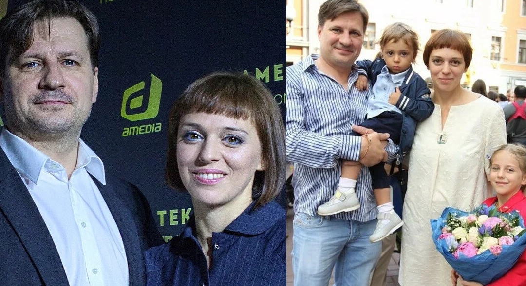 С мужем и детьми