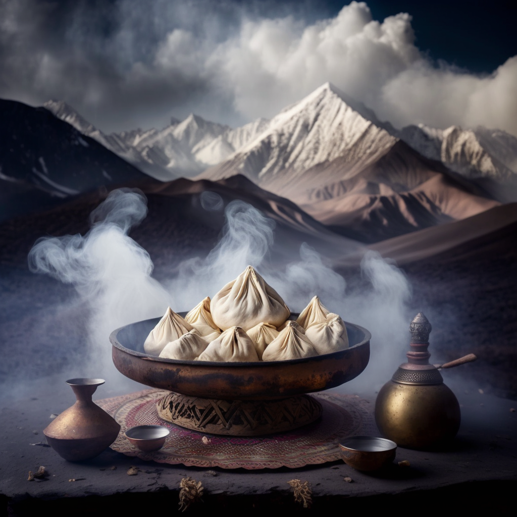 Так выглядят хинкали по мнению нейросети Midjourney:)