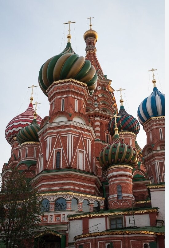 Храм Василия Блаженного на Красной площади в Москве.