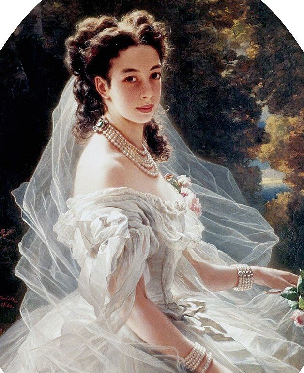 Паулина фон Меттерних. худ. Ф.К. Винтерхальтер. 1860.