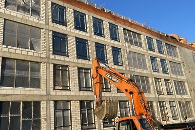    Строительство школы в «Гусарской балладе» в Одинцове ©