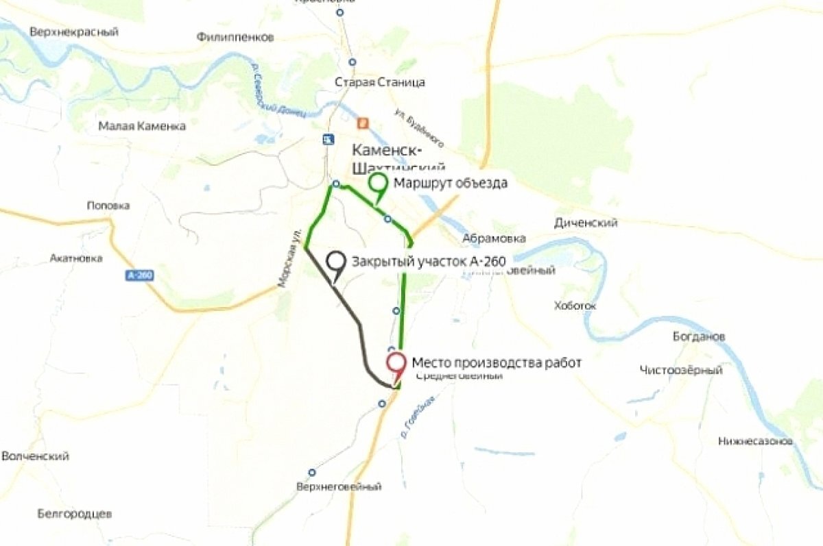 Каменец шахтинский ростовская область карта