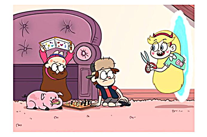 Листайте галерею, чтобы увидеть комикс целиком.