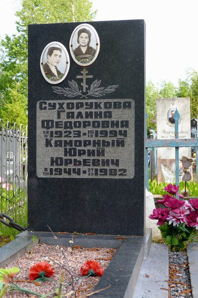 Юрий Каморный был убит сотрудником милиции в собственной комнате в коммунальной квартире 27 ноября 1981 года при невыясненных обстоятельствах.-4