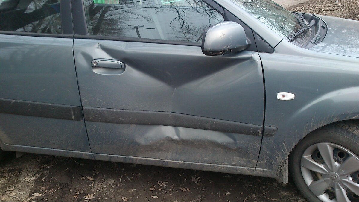 Киа Рио. До ремонта