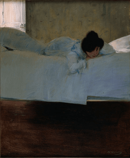 "Лень" 1900 год. https://upload.wikimedia.org/wikipedia/commons/3/30/Ramon_Casas_-_Laziness_-_Google_Art_Project.jpg