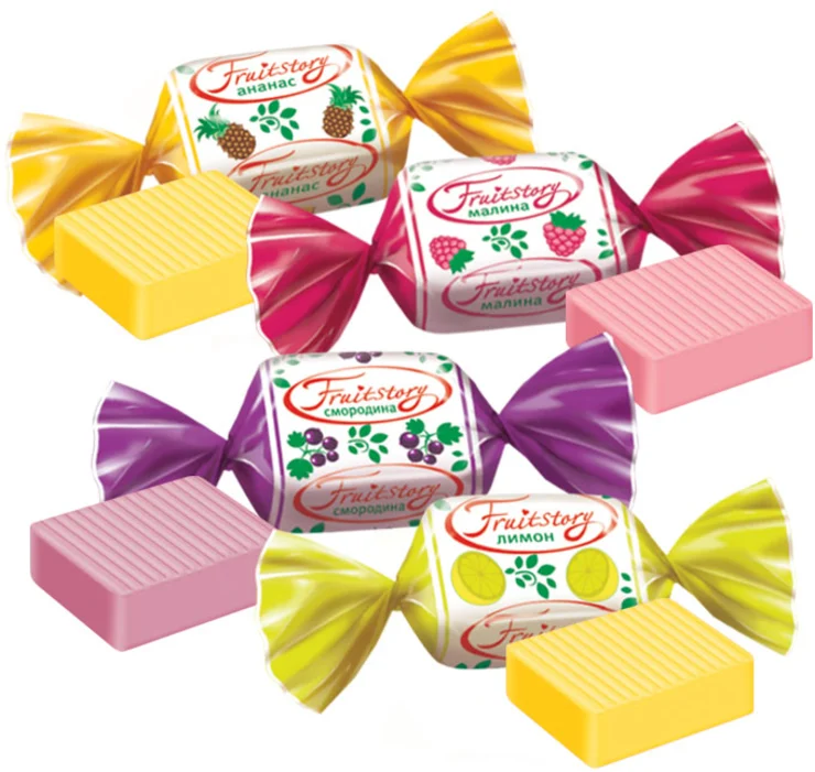 Жевательные конфеты  по 148 руб/кг