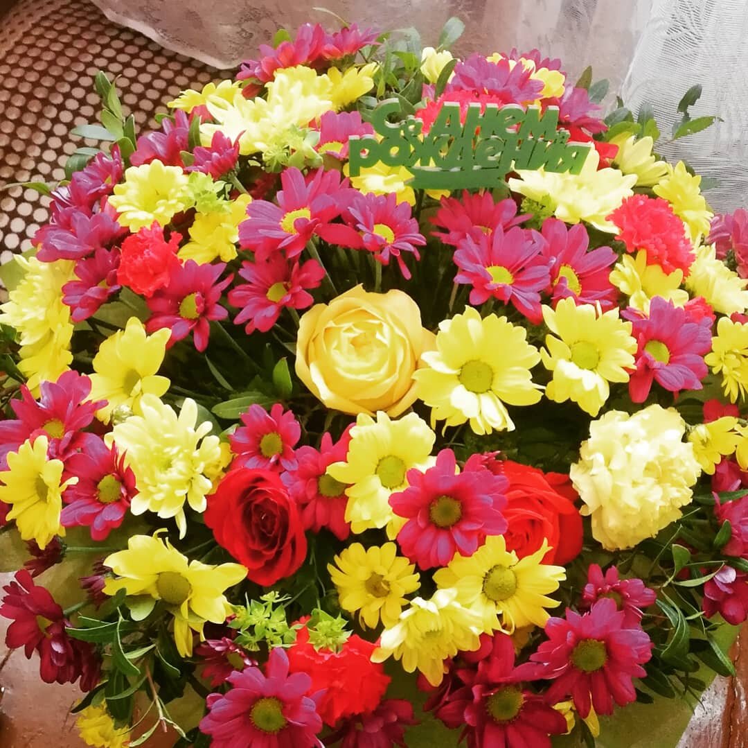 Подаренные цветы. Фото из личного архива 