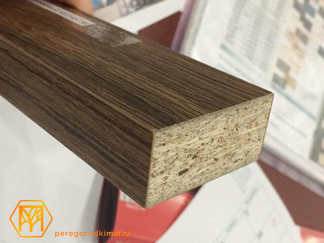 Пример рейки - ламели из шпонированного ДСП | www.peregorodkimdf.ru