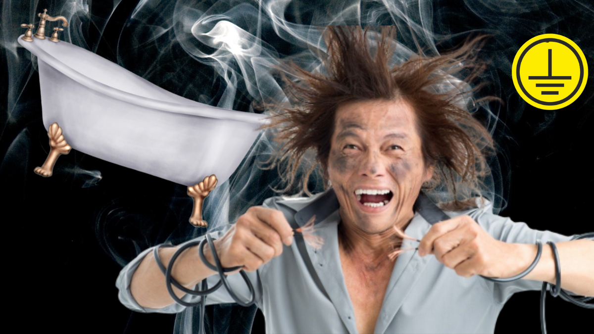 Почему бьет током в ванной