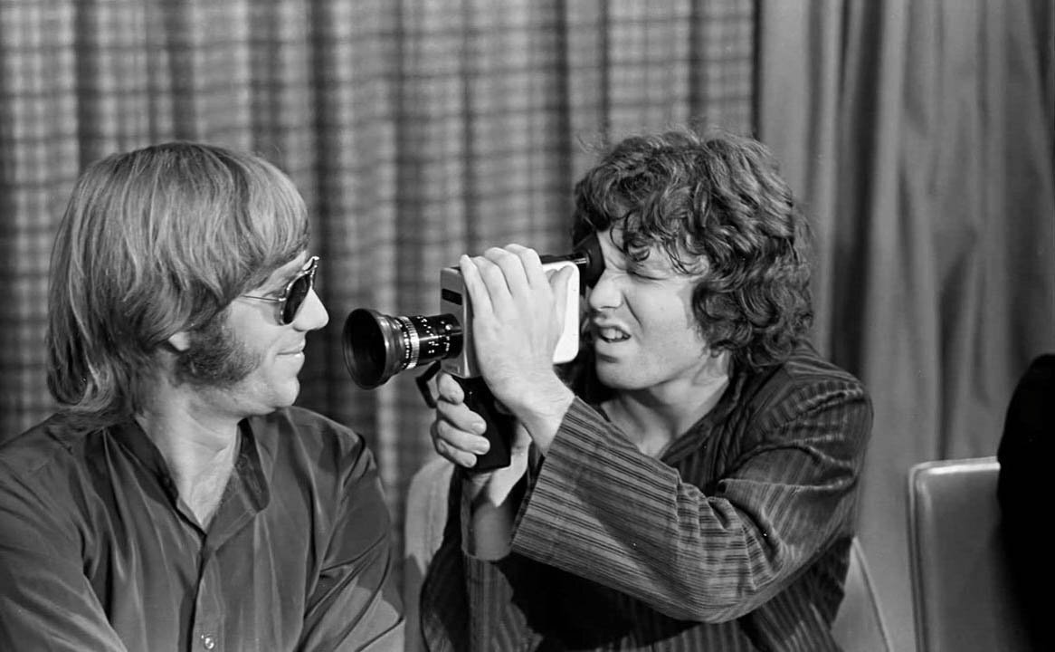 Ray Manzarek and Jim Morrison